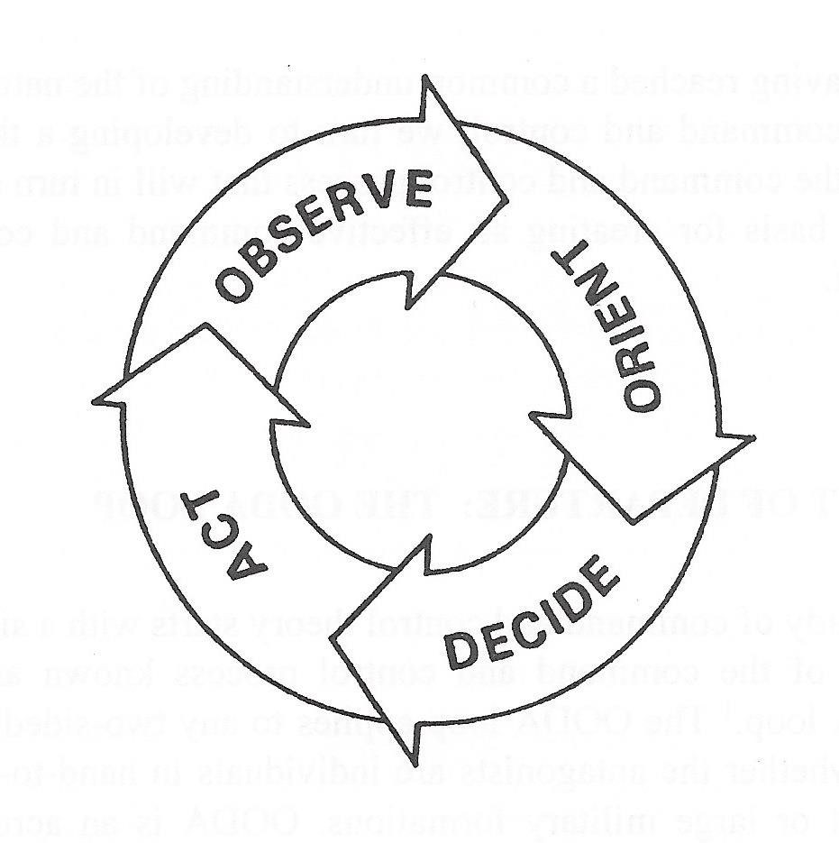 Diagram of the OODA Coaching Loop.